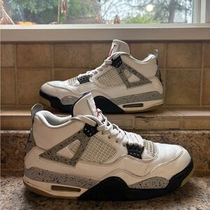 Jordan 4 White Cement Size